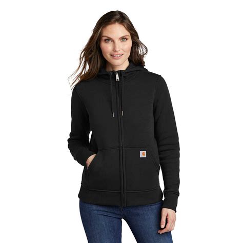 carhartt plain casual hoodie women|carhartt women's black hoodie.